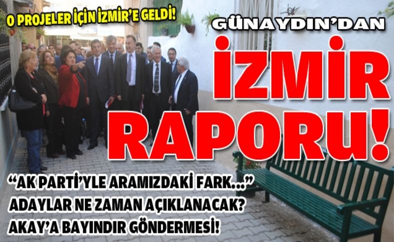 Günaydın İzmir'de o projeleri inceliyor!