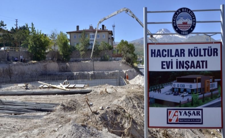 Hacılar Kültür Evi Projesi'nin temeli atıldı