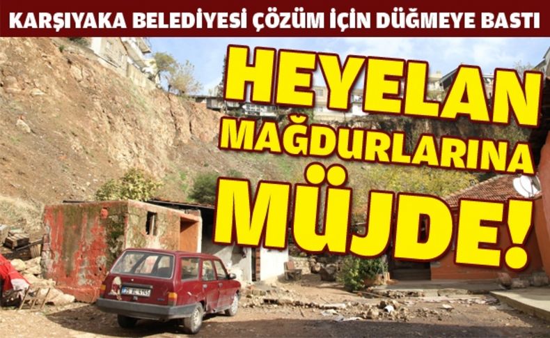 Heyelan mağdurlarına kalıcı çözüm