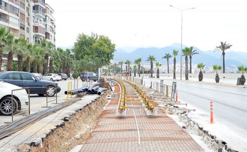 Tramvay yolunda 'yeşil' operasyon