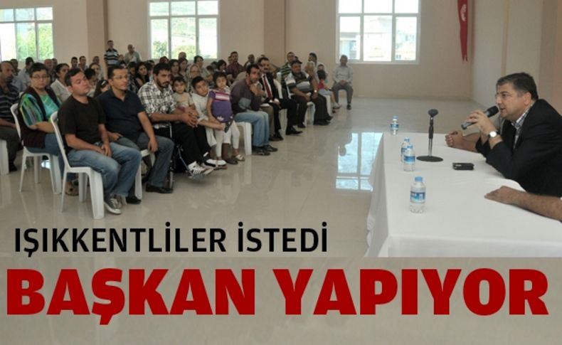 Başkan Sındır Işıkkent’te hizmetlerini anlattı