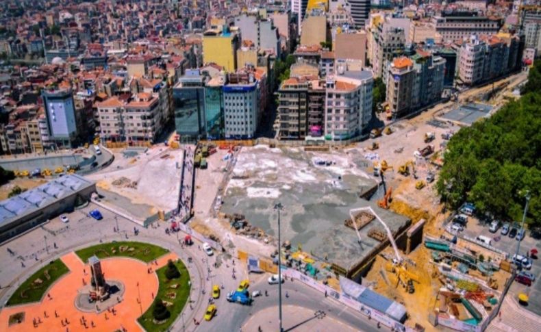 İstanbul Büyükşehir Belediyesi: Taksim'de ağaçlar kesilmiyor