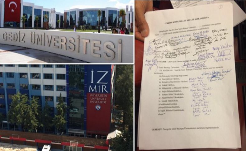 İzmir'de kapatılan iki üniversite için 'Yıldırım' karar!