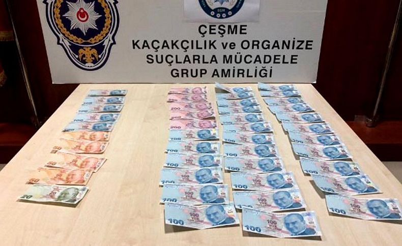 İzmir'de sahte para operasyonu