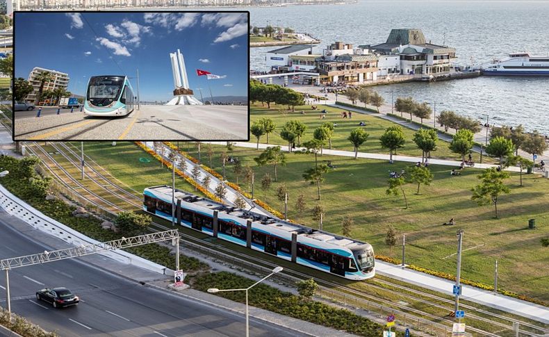 İzmir Tramvayı 21 milyon kişiyi taşıdı