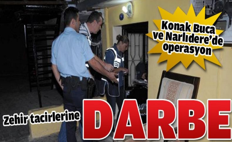 İzmir'de 11 zehir taciri tutuklandı