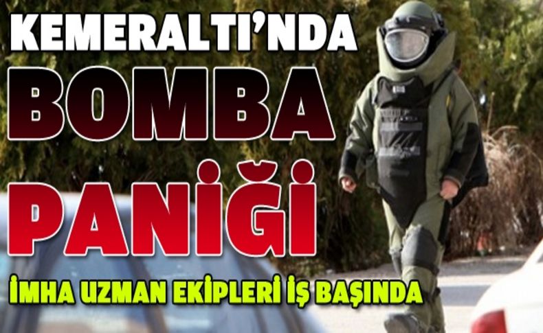 İzmir'de bomba paniği