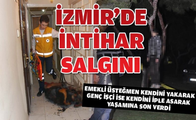 İzmir’de dehşet gecesi: 2 intihar