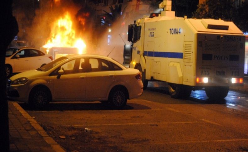 İzmir’de gösterilerin üçüncü günü de olaylı geçiyor