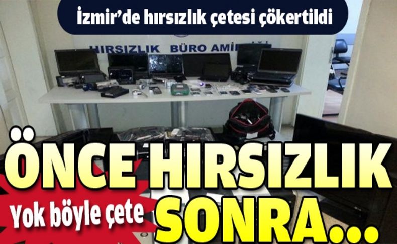 İzmir'de hırsızlık şebekesi çökertildi