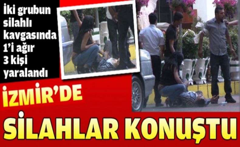 İzmir'de silahlı kavga: 1'i ağır, 3 yaralı