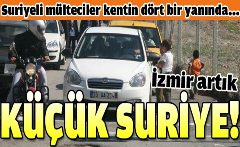 İzmir'de Suriyeli sığınmacı akını