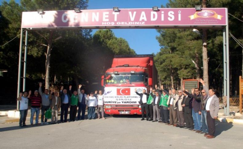 İzmir'den Suriye'ye yardım eli