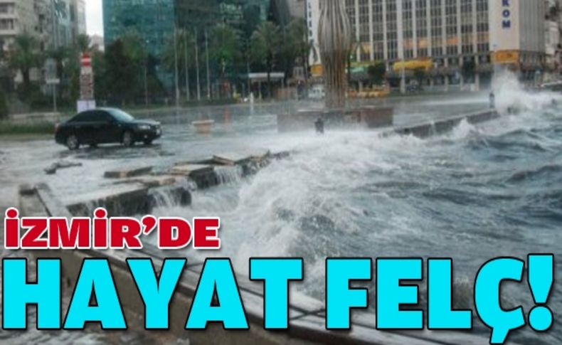 İzmir'de dolu hayatı felç etti!