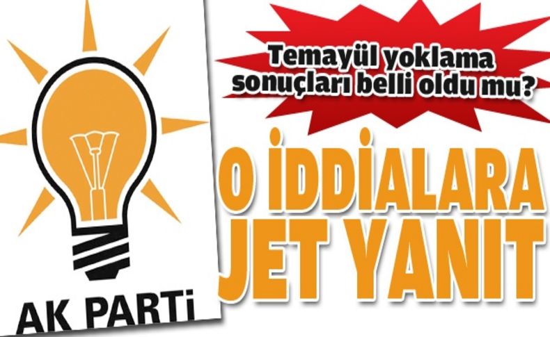 İzmir'in temayül sonuçları belli oldu mu'