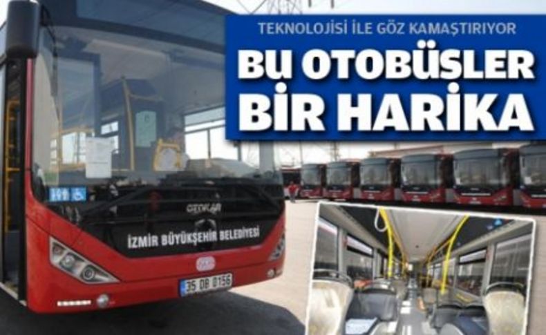 İZULAŞ’ın yeni otobüsleri teknoloji harikası