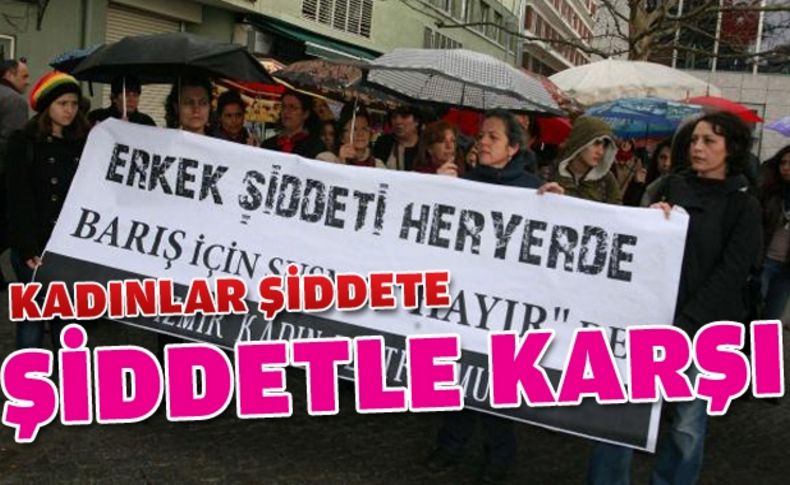 Kadınlardan taraftar şiddetine protesto