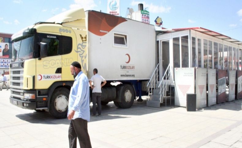 Kan bağış TIR’ı Erzincan'da