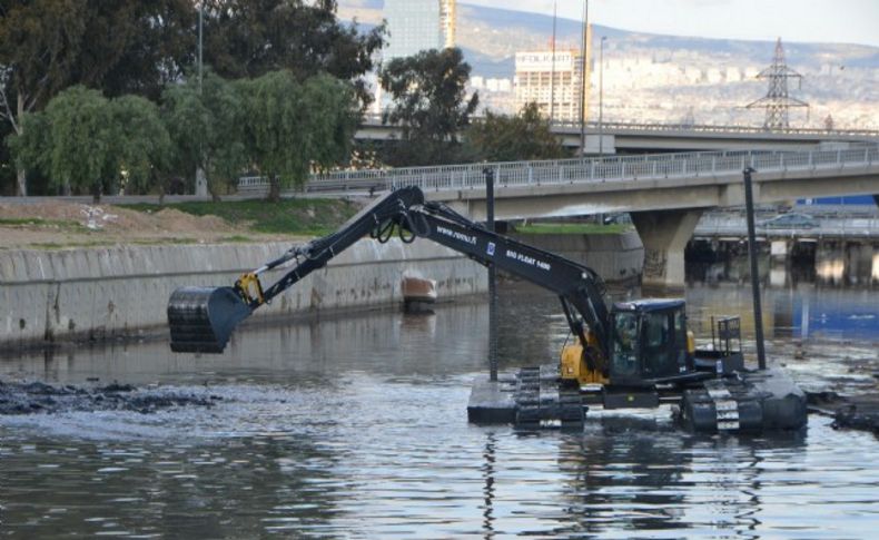 2.2 metre çapındaki borularda biriken malzeme çıkarılacak