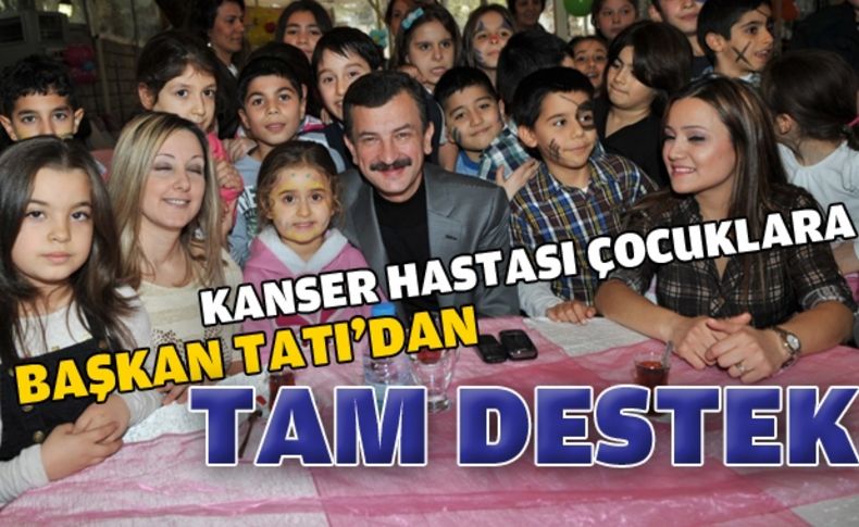 Kanserle Mücadeleye Başkan Tatı'dan destek