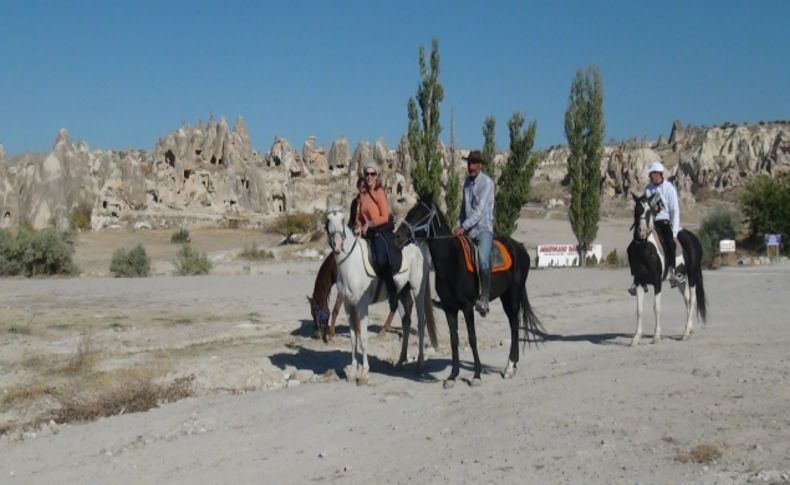 Kapadokya’ya bayramda turist aktı