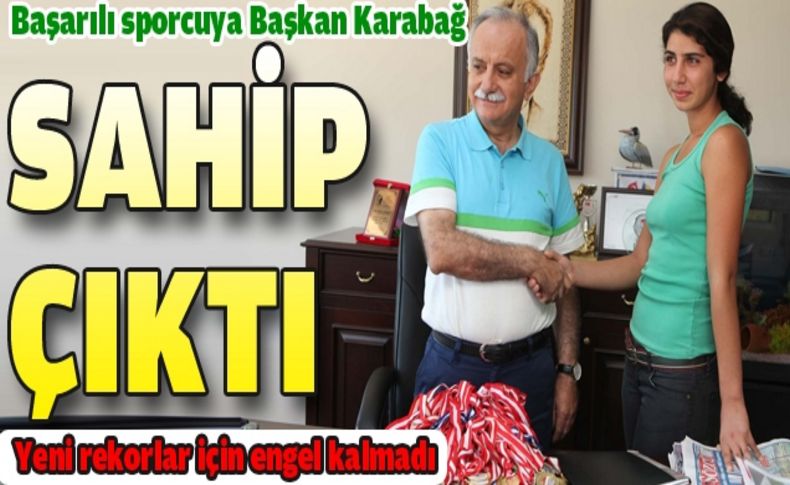 Karabağ, milli atlete sahip çıktı