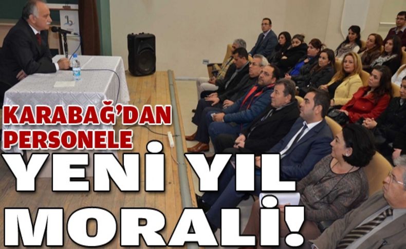 Karabağ, personelin yeni yılını kutladı