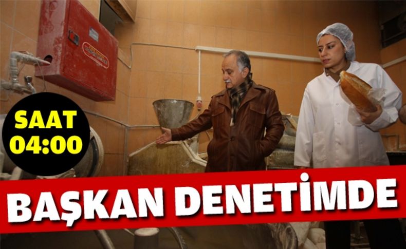 Karabağ, sabaha karşı fırınları denetledi