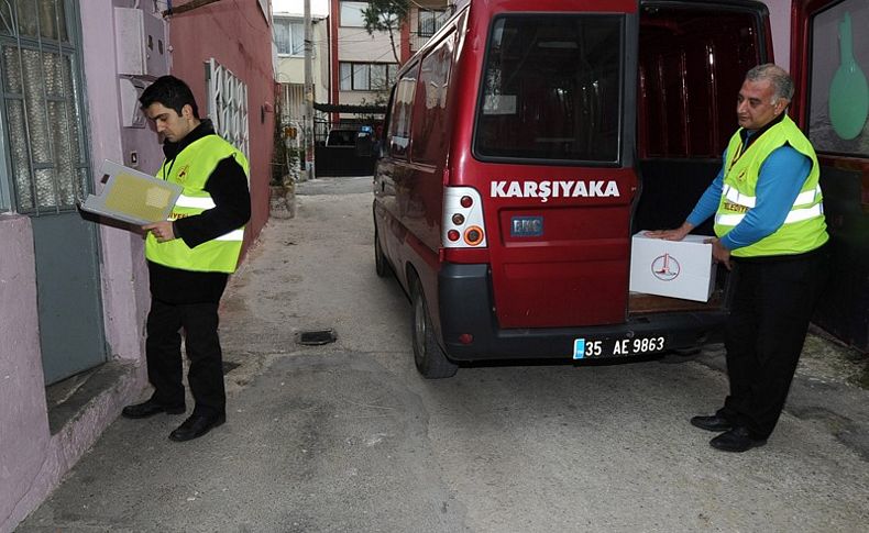 Karşıyaka'da 4 bin aileye erzak yardımı