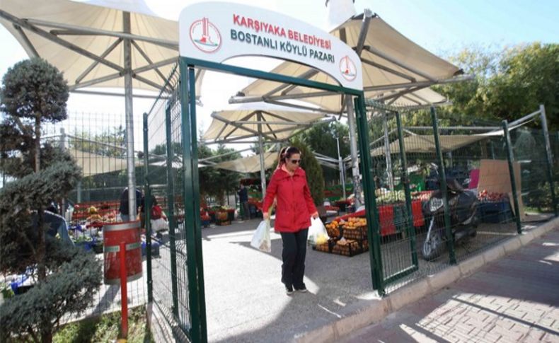 Karşıyaka'da 'Köylü Pazarı' bereketi