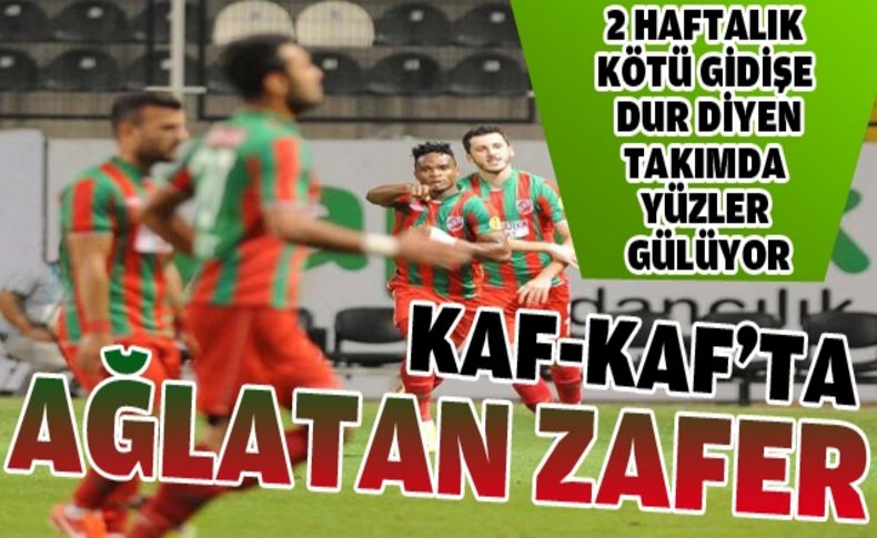 Karşıyaka'da ağlatan zafer