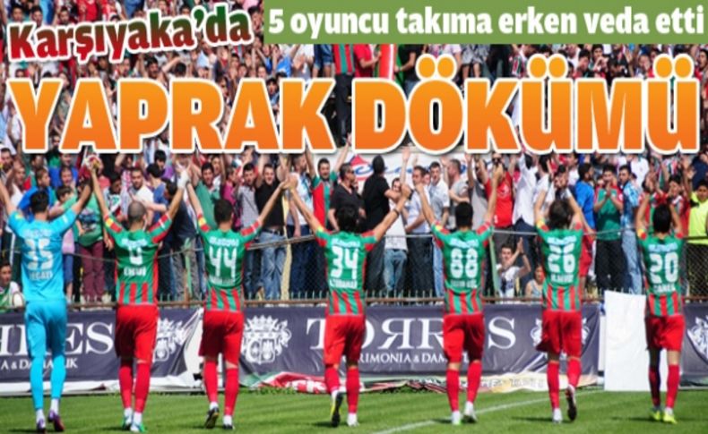 Karşıyaka'da erken yaprak dökümü