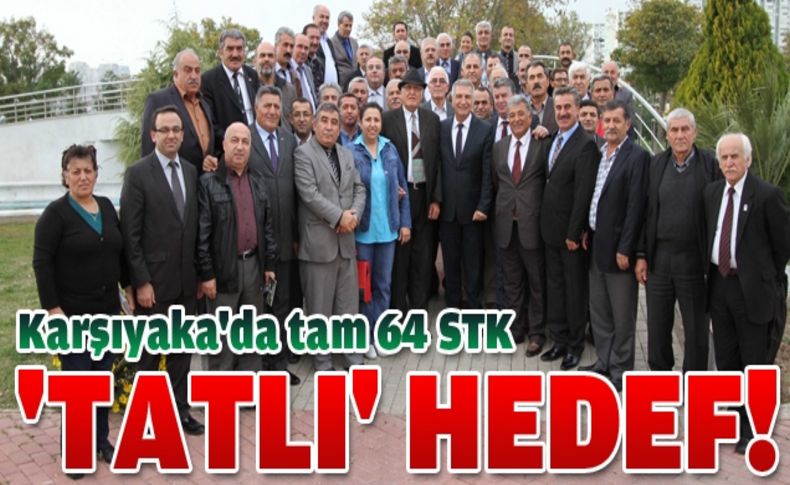 Karşıyaka'da tam 64 STK