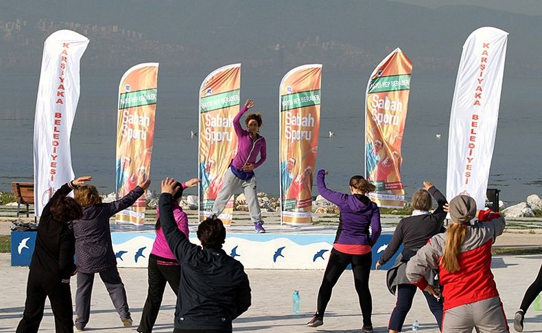 Karşıyakalılar güne sporla başlıyor