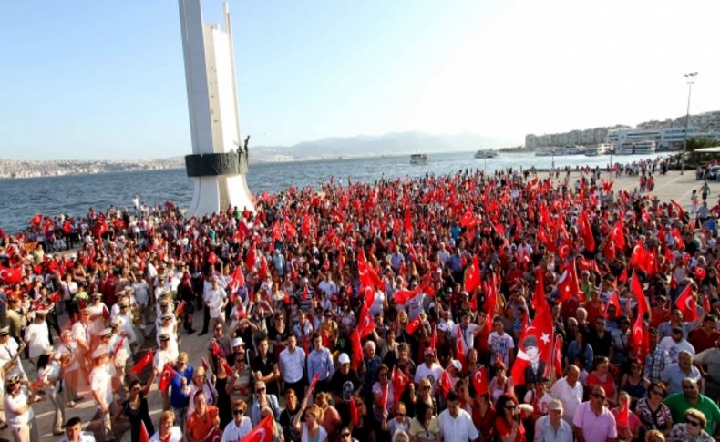 Karşıyakalılar 19 Mayıs’ta caddelere sığmadı