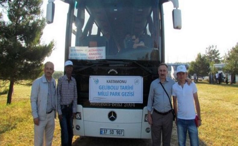 Kastamonulu öğrenciler Çanakkale'yi gezdi