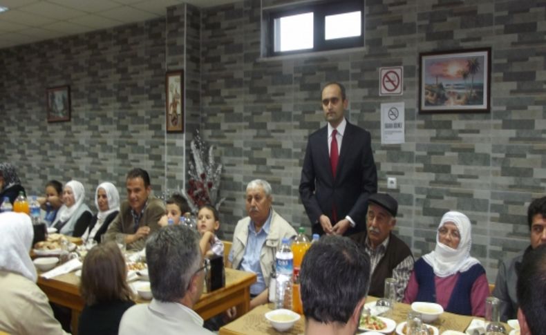 Kaymakam Özbey şehit aileleri ile iftarda buluştu