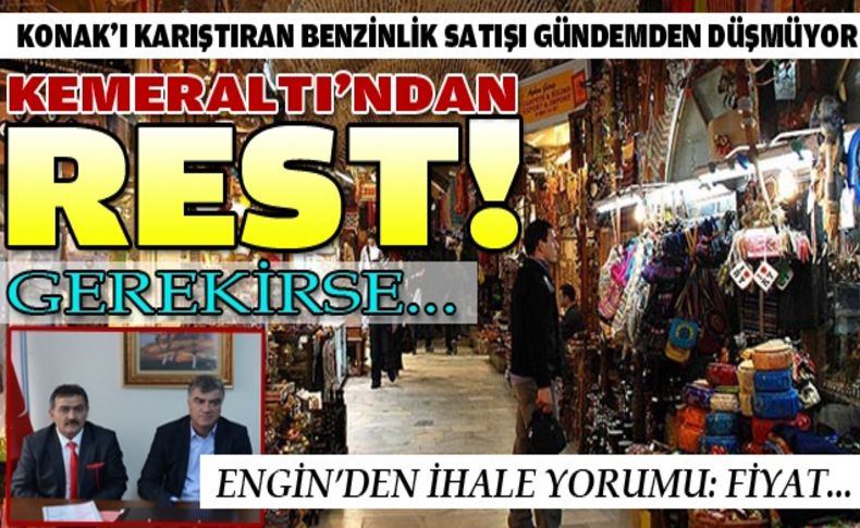 Kemeraltı'nda gündem tartışmalı benzinlik istasyonu