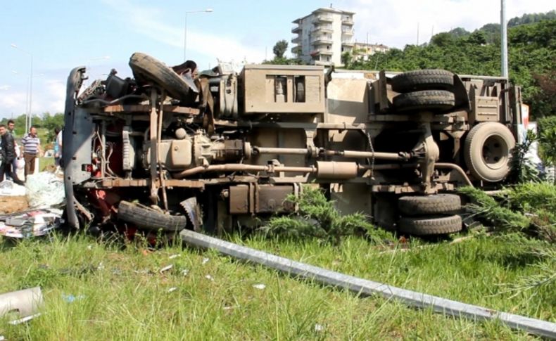 Keşap Tüneli çıkışında kaza: 1 ölü