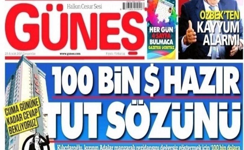 Kılıçdaroğlu'nun kızı evini 100 bin dolara Güneş gazetesine sattı