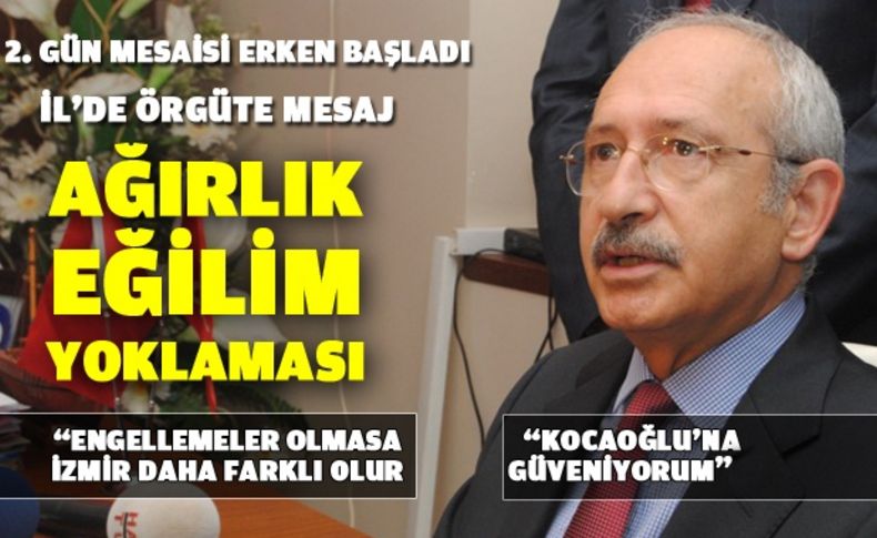 Kılıçdaroğlu: Kocaoğlu'na güveniyorum