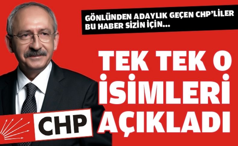 Kılıçdaroğlu: ''Bu isimlerin dışındakilere itibar etmeyin''