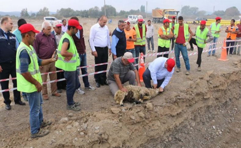 Kınık'ta doğalgaza ilk kazma