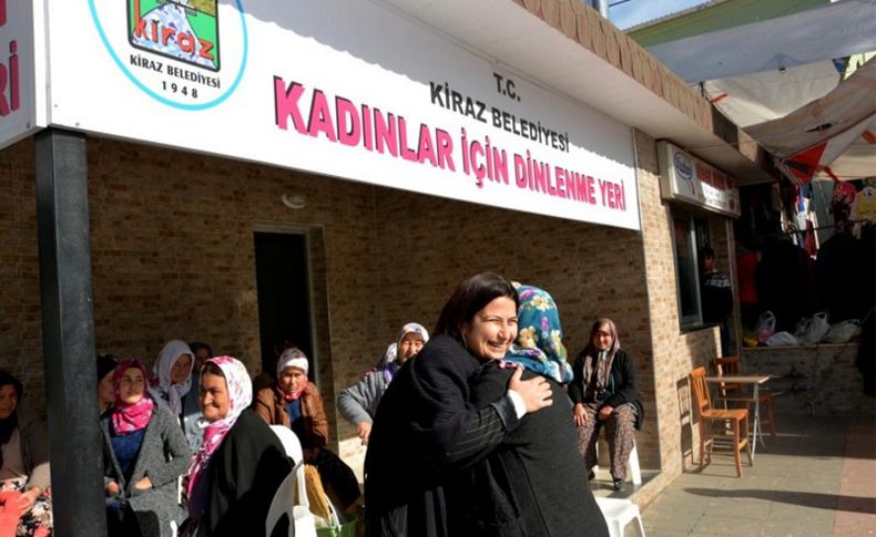 Kiraz'da kadın dinlenme yeri