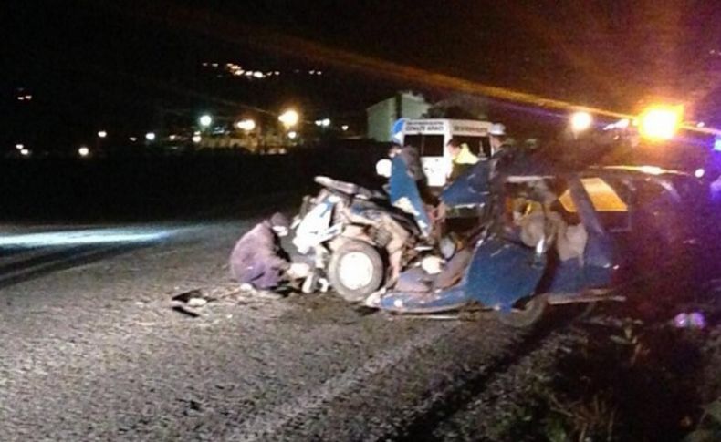 İzmir'de feci kaza: 1 ölü