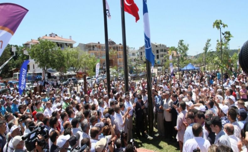 Kocaeli'ndeki Cebeci Sahili'ne Mavi Bayrak