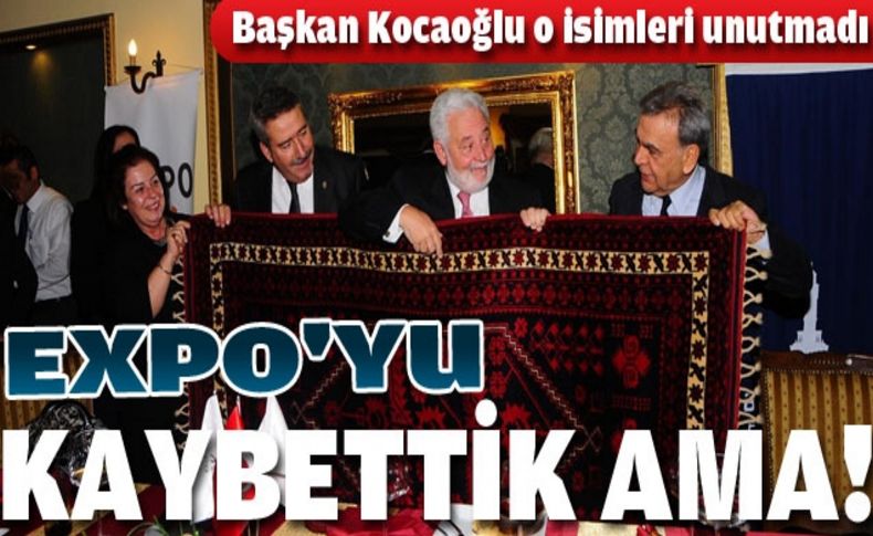 Kocaoğlu'ndan rakibi Yıldırım'a EXPO vefası!