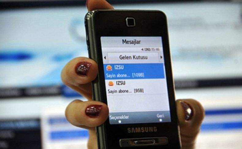 Komşudan değil SMS’den öğrenin