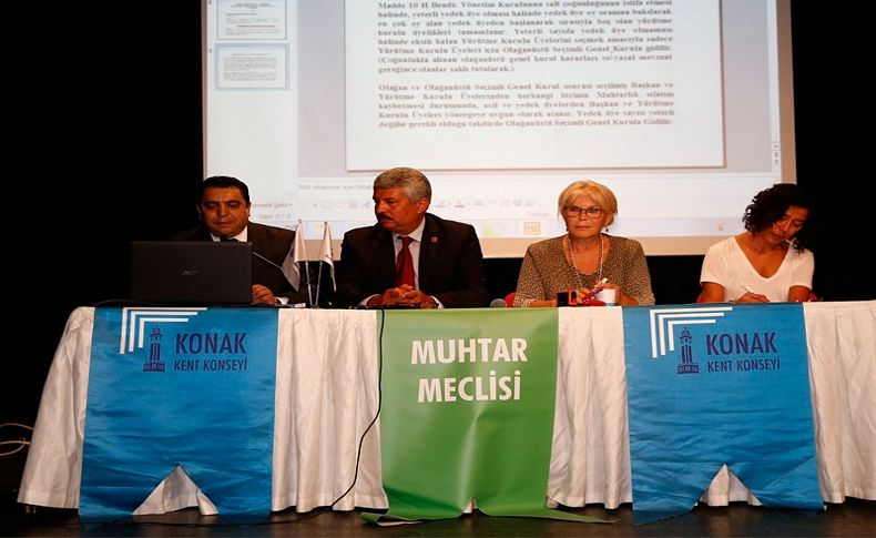 Konak Kent Konseyi Muhtarlar Meclisinin yeni yönetimi belli oldu