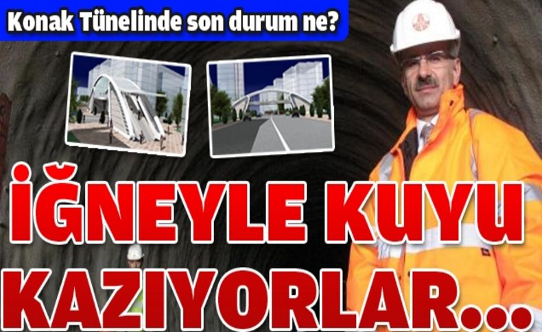 Konak tüneli, yayaları üstgeçide çıkaracak